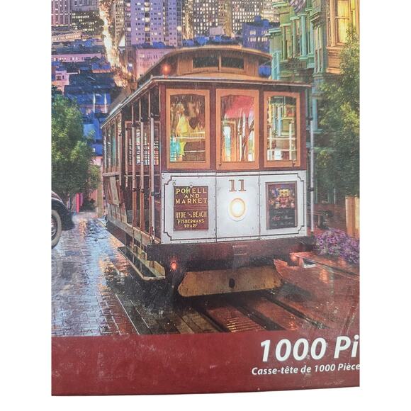 Vermont Puzzle San Francisco Trolley 1000 piece - Picture 4 of 4